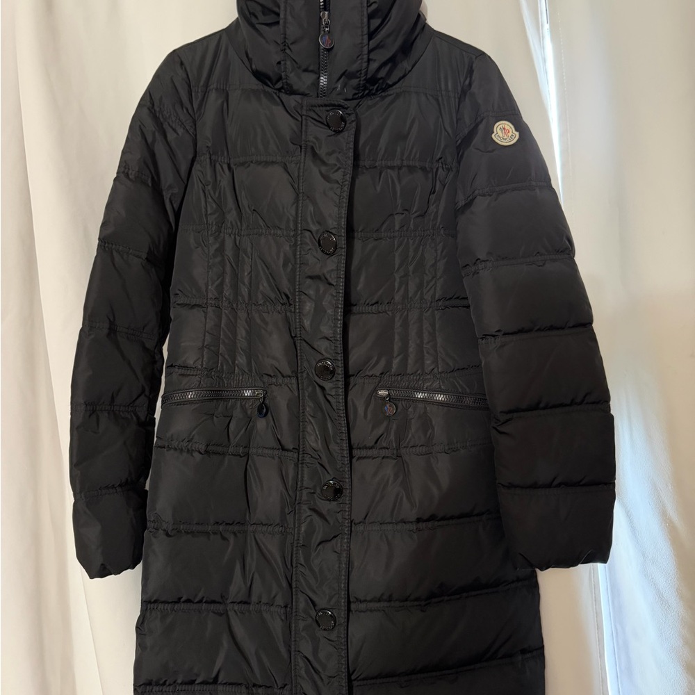 Moncler Quilted Black Puffer Coat